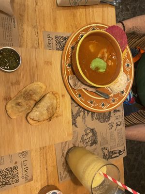 Pepian   at La Bruja Vegan Foods in Antigua