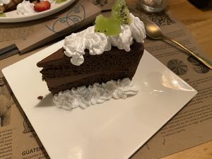   at La Bruja Vegan Foods in Antigua