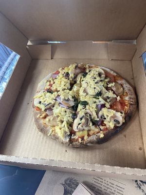   at La Bruja Vegan Foods in Antigua