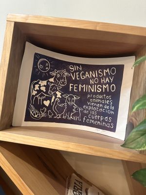   at La Bruja Vegan Foods in Antigua