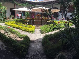View from the restaurant terrace at La Bruja Vegan Foods in Antigua