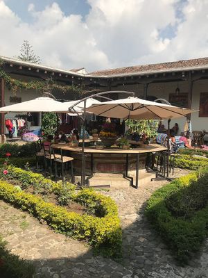 La Bruja its in Centro comercial La fuente now call foodcourt La Fuente at La Bruja Vegan Foods in Antigua