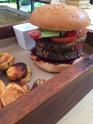 Yummm at La Bruja Vegan Foods in Antigua