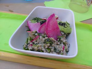 Sarrazin salad at Une Cuillère Pour Maman in Bergerac