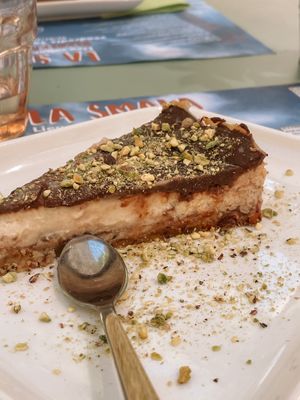Cheesecake Vegan (noix de coco et chocolat)   at Une Cuillère Pour Maman in Bergerac