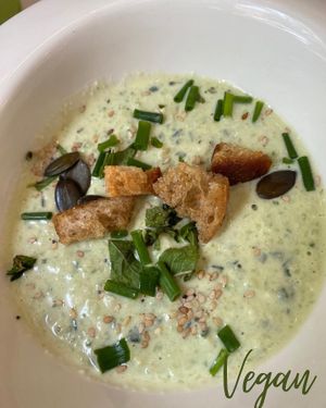 Gaspacho de concombre   at Une Cuillère Pour Maman in Bergerac