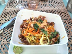 Pad thai at Une Cuillère Pour Maman in Bergerac