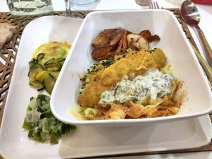 Homemade tagliatelle at Une Cuillère Pour Maman in Bergerac