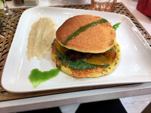 Indian crepe at Une Cuillère Pour Maman in Bergerac