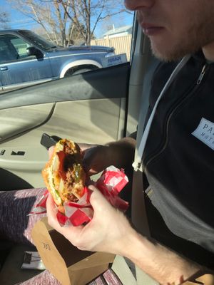 Drive-thru goodness at Santana's Vegan Grill in Colorado Springs