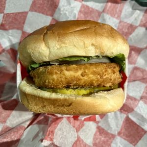 Chicken deluxe  at Santana's Vegan Grill in Colorado Springs