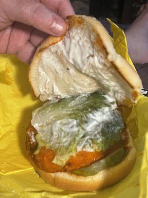 Buffalo Chicken Ranchh  at Santana's Vegan Grill in Colorado Springs