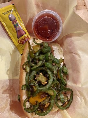 Italian Sausage  at Santana's Vegan Grill in Colorado Springs