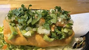 Chimi   at Santana's Vegan Grill in Colorado Springs