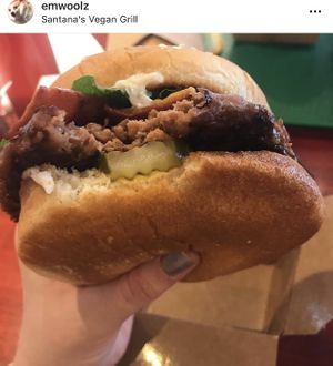 Yes, I took one home for later 😂 at Santana's Vegan Grill in Colorado Springs