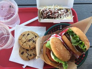 Smorgasbord at Santana’s at Santana's Vegan Grill in Colorado Springs