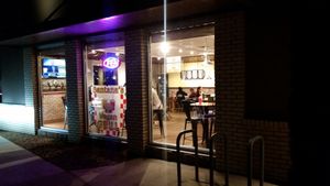 Santana's Vegan Grill from the parking lot at Santana's Vegan Grill in Colorado Springs