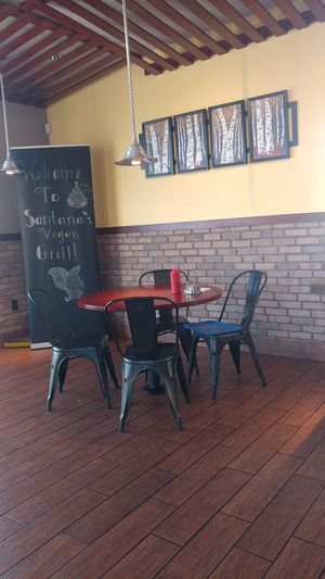 Inside at Santana's Vegan Grill in Colorado Springs