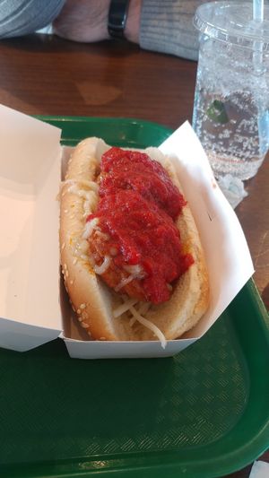 Meatball Mozzarella at Santana's Vegan Grill in Colorado Springs