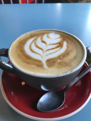 Soy latte at Thieving Harry's in Hull