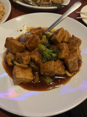 Orange tofu at Koto Grill & Sushi in Salem