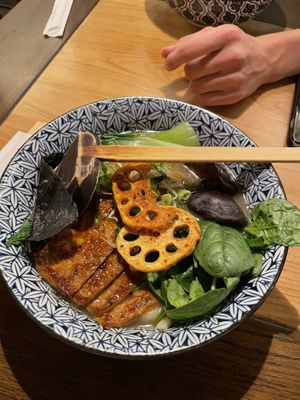 „Inari“ Ramen vegan. Really tasty!   at Umaii Ramenbar in Leipzig