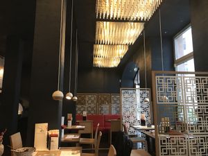 Beautiful interior at Umaii Ramenbar in Leipzig