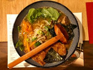 inari udon at Umaii Ramenbar in Leipzig