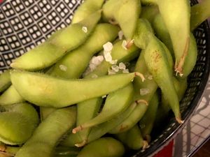 edamame at Umaii Ramenbar in Leipzig