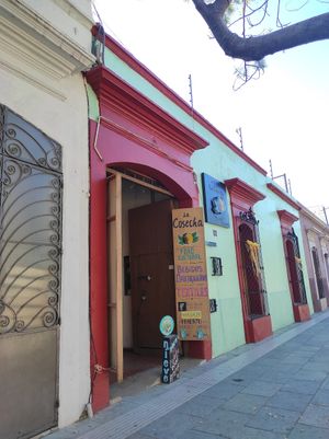 Entrance at Mercado Organico La Cosecha in Oaxaca