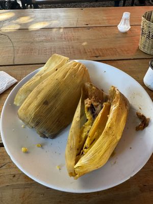 Best tamales ever!  at Mercado Organico La Cosecha in Oaxaca