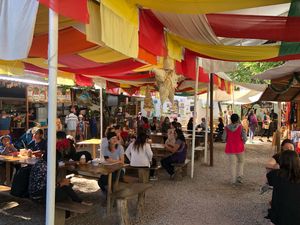 Overview  at Mercado Organico La Cosecha in Oaxaca