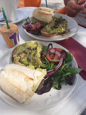 Shared ... Brandesnatch & Ciabbata at Coffee & Carrot in Eastbourne