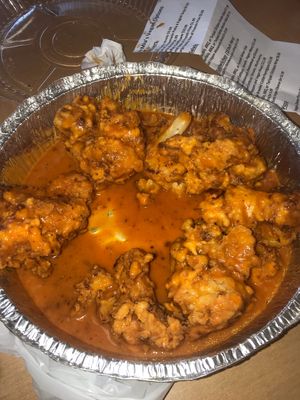 buffalo cauliflower! at Pizza Mia in New Windsor