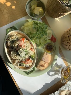 Vegetable Gratin (no cheese)  at Ecotopia in Busan