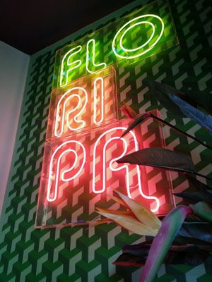 Wall Sign at Floripa in Barcelona