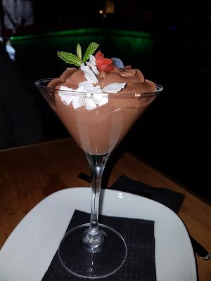 chocolate mousse at Floripa in Barcelona