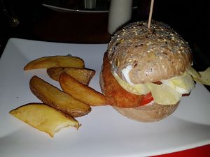 burger at Floripa in Barcelona