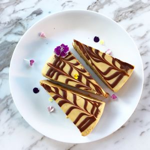 Passionfruit cheesecake  at Makeout Colombia in Bogota