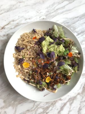 Mexican bowl at Makeout Colombia in Bogota