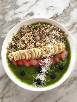 Green bowl  at Makeout Colombia in Bogota