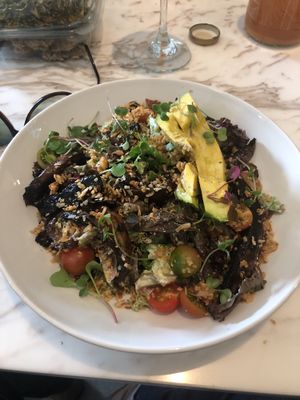 Cobb salad at Makeout Colombia in Bogota