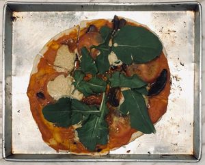 Pizza at Makeout Colombia in Bogota