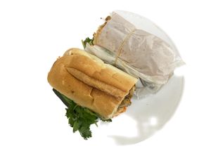 Tofu banh mi at Saigon Vietnamese Sandwich Deli in New York City