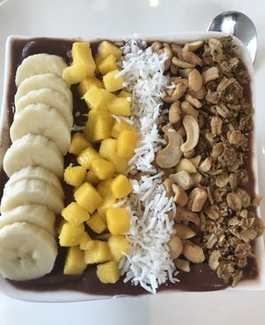 Paradise açaí bowl at Sanibel Fresh in Sanibel