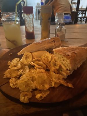Vegetarian sandwich   at Bar Cafe Restaurante Giroud J&J in Trinidad