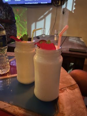 Rich pina colada   at Bar Cafe Restaurante Giroud J&J in Trinidad