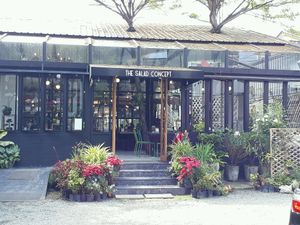 Entrance from car park at The Salad Concept - Nimman Branch in Chiang Mai