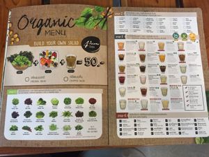 Custom salad menu at The Salad Concept - Nimman Branch in Chiang Mai