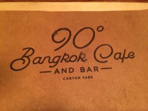 90 degree Bangkok cafe at 90 Degree Bangkok Cafe & Bar in Bothell